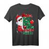 Ich Bin Nur Zum Essen Hier! Lustiges Weihnachtsmann T-Shirt mit Spruch für Frohe Weihnachten, Kurzarm, perfekt für Kinder, Damen und Herren in der Weihnachtszeit