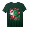 Ich Bin Nur Zum Essen Hier! Lustiges Weihnachtsmann T-Shirt mit Spruch für Frohe Weihnachten, Kurzarm, perfekt für Kinder, Damen und Herren in der Weihnachtszeit