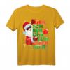 Ich Bin Nur Zum Essen Hier! Lustiges Weihnachtsmann T-Shirt mit Spruch für Frohe Weihnachten, Kurzarm, perfekt für Kinder, Damen und Herren in der Weihnachtszeit