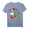Ich Bin Nur Zum Essen Hier! Lustiges Weihnachtsmann T-Shirt mit Spruch für Frohe Weihnachten, Kurzarm, perfekt für Kinder, Damen und Herren in der Weihnachtszeit