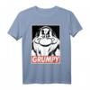 HapPanda Snow White Grumpy Poster T-Shirt – Offiziell lizenzierte Disney Kleidung für Geburtstagsfans