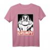 HapPanda Snow White Grumpy Poster T-Shirt – Offiziell lizenzierte Disney Kleidung für Geburtstagsfans