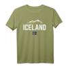 ISLAND Flagge T-Shirt für Damen, Herren & Kinder - Klassisch geschnitten mit doppelt genähtem Saum, ideal als Island Fanartikel oder Souvenir