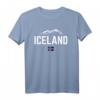 ISLAND Flagge T-Shirt für Damen, Herren & Kinder - Klassisch geschnitten mit doppelt genähtem Saum, ideal als Island Fanartikel oder Souvenir