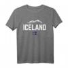 ISLAND Flagge T-Shirt für Damen, Herren & Kinder - Klassisch geschnitten mit doppelt genähtem Saum, ideal als Island Fanartikel oder Souvenir