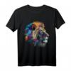 Löwe Tier Druck Kunst Tierliebhaber Bunt Löwe T-Shirt – Perfektes Geschenk für Tier- und Löwenfans