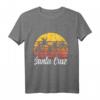 Santa Cruz Retro Vintage T-Shirt aus den 70er und 80er Jahren – Kalifornien Strand, Surfer & Skater Geschenk für Herren, Damen und Kinder