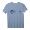 Guitar Lake Reflections Musik- und Gitarrenliebhaber T-Shirt – Landschaftsdesign mit Gitarre, ideal für Musiker, Gitarristen & Naturfreunde
