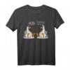 Moin plattdeutsch Möwen Fischbrötchen auf 9 Uhr Fischen T-Shirt – Lustiges maritimes Shirt für Küstenbewohner, Nordsee- und Ostsee-Liebhaber, perfekt als Geschenk zum Geburtstag, Weihnachten oder Hafenrundfahrt