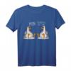 Moin plattdeutsch Möwen Fischbrötchen auf 9 Uhr Fischen T-Shirt – Lustiges maritimes Shirt für Küstenbewohner, Nordsee- und Ostsee-Liebhaber, perfekt als Geschenk zum Geburtstag, Weihnachten oder Hafenrundfahrt
