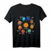 Sonnensystem Planeten und Weltall wissenschaftliches T-Shirt – Perfekt für junge Astronomen und Wissenschaftsliebhaber