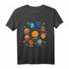 Sonnensystem Planeten und Weltall wissenschaftliches T-Shirt – Perfekt für junge Astronomen und Wissenschaftsliebhaber