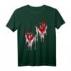 Blutige Hände mit Blutspritzern T-Shirt – Gruseliges Halloween Kostüm & Party-Outfit für Zombiejäger, Vampire & mehr