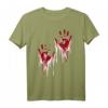 Blutige Hände mit Blutspritzern T-Shirt – Gruseliges Halloween Kostüm & Party-Outfit für Zombiejäger, Vampire & mehr