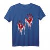 Blutige Hände mit Blutspritzern T-Shirt – Gruseliges Halloween Kostüm & Party-Outfit für Zombiejäger, Vampire & mehr