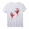 Blutige Hände mit Blutspritzern T-Shirt – Gruseliges Halloween Kostüm & Party-Outfit für Zombiejäger, Vampire & mehr