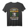 Unterschätze niemals einen alten Mann mit Fahrrad T-Shirt – Perfektes Geschenk für Radfahrer, Mountainbiker & Ruhestandsabenteuer in den Alpen