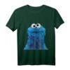 Krümelmonster Fotokopf T-Shirt - Offizielles Lizenzprodukt der US-Sesamstraße für Fans & Sammler