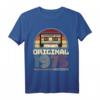 Retro Kassetten Tape Jahrgang 1975 T-Shirt - Perfektes Geschenk für Geburtstagskinder, Musikliebhaber & Vintage-Style Fans