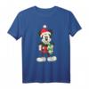 HapPanda Mickey Mouse Vintage Santa Hat T-Shirt – Offizielles Disney Merchandise für Männer, Frauen, Jungen & Mädchen