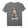 HapPanda Mickey Mouse Vintage Santa Hat T-Shirt – Offizielles Disney Merchandise für Männer, Frauen, Jungen & Mädchen