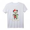 HapPanda Mickey Mouse Vintage Santa Hat T-Shirt – Offizielles Disney Merchandise für Männer, Frauen, Jungen & Mädchen