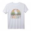 Retro Cowboy T-Shirt – Perfektes Geschenk für Western-Fans, Cowboys und Cowgirls für Geburtstage & Weihnachten