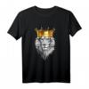 Löwe mit Krone König T-Shirt für Löwen Fans – Perfektes Geschenk für Safari-Liebhaber, Geburtstag, Weihnachten & Vatertag