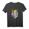 Löwe mit Krone König T-Shirt für Löwen Fans – Perfektes Geschenk für Safari-Liebhaber, Geburtstag, Weihnachten & Vatertag