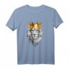 Löwe mit Krone König T-Shirt für Löwen Fans – Perfektes Geschenk für Safari-Liebhaber, Geburtstag, Weihnachten & Vatertag