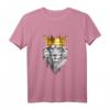Löwe mit Krone König T-Shirt für Löwen Fans – Perfektes Geschenk für Safari-Liebhaber, Geburtstag, Weihnachten & Vatertag