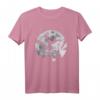 HapPanda Peter Pan Flying By The Moon Silhouette T-Shirt – Lizenziertes Geburtstagsoutfit für Fans und Feiernde