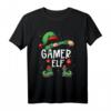 Gamer Elf Dab Zocker Lustig Weihnachten Xmas Gaming T-Shirt – Humoriges Weihnachtsgeschenk für Gamer, Freunde und Familie