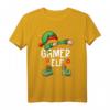 Gamer Elf Dab Zocker Lustig Weihnachten Xmas Gaming T-Shirt – Humoriges Weihnachtsgeschenk für Gamer, Freunde und Familie