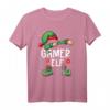 Gamer Elf Dab Zocker Lustig Weihnachten Xmas Gaming T-Shirt – Humoriges Weihnachtsgeschenk für Gamer, Freunde und Familie