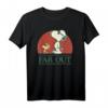 HapPanda Snoopy & Woodstock T-Shirt - Lizenziertes Comic Design für den besonderen Anlass