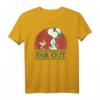 HapPanda Snoopy & Woodstock T-Shirt - Lizenziertes Comic Design für den besonderen Anlass