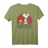 HapPanda Snoopy & Woodstock T-Shirt - Lizenziertes Comic Design für den besonderen Anlass