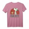HapPanda Snoopy & Woodstock T-Shirt - Lizenziertes Comic Design für den besonderen Anlass