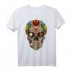 Sugar Skull Blumen Day Of The Dead Dia Muertos T-Shirt – Perfektes Geschenk für Halloween, Día de Los Muertos & Liebhaber Totenkopf-Design