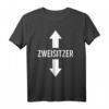 Zweisitzer T-Shirt mit lustigen Sprüchen - Sarkastisches Shirt für Arbeit, Sport, Schule & Geschenke zu Geburtstag, Weihnachten, Vatertag, Muttertag & Valentinstag