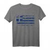 GRIECHENLAND Flagge T-Shirt für Damen, Herren und Kinder - Klassisch geschnitten mit doppeltem Saum, ideal für Fans und Souvenirs