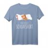 Offizielles Katzen Schlafshirt – Bequemer Schlafanzug für Katzenliebhaber, Morgenmuffel & Bettfans, ideal als Geschenk für Familie & Freunde