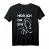 Hör ich da ein Mimimi – Lustiges Mimimi Spruch T-Shirt als Geschenk für Nörgler, Freunde & Familie