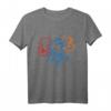 Sonic & Friends Spray Paint T-Shirt - Offizielles SEGA Merchandise zum HapPanda mit Sonic, Tails & Knuckles Design