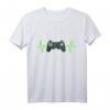 Gamer Heartbeat Videospiele Gaming Zocker Jungen Teenager T-Shirt - Stylisches Gaming-Shirt für Teenager und Gaming-Fans