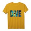 Gerätetauchen Tauchen Taucher Schatten tief Schwim T-Shirt – Stylisches Wassersport-Shirt für Taucher und Tauchfans