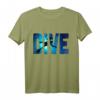 Gerätetauchen Tauchen Taucher Schatten tief Schwim T-Shirt – Stylisches Wassersport-Shirt für Taucher und Tauchfans