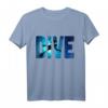 Gerätetauchen Tauchen Taucher Schatten tief Schwim T-Shirt – Stylisches Wassersport-Shirt für Taucher und Tauchfans