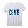Gerätetauchen Tauchen Taucher Schatten tief Schwim T-Shirt – Stylisches Wassersport-Shirt für Taucher und Tauchfans